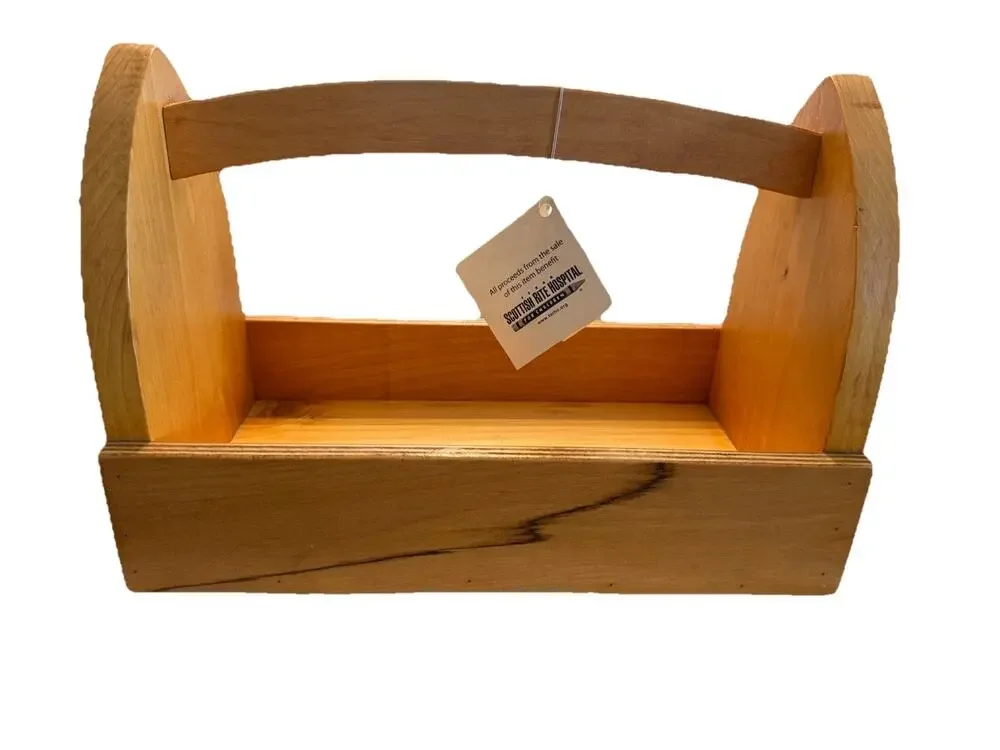 Handcrafted Wooden Tool Caddy